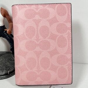 Coach Powder Pink Passport Card Case